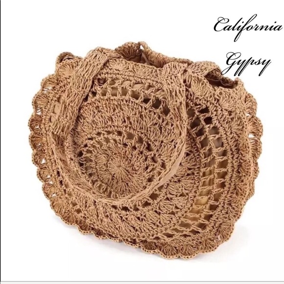 Raffia Boho Beach Bag - Picture 6 of 8